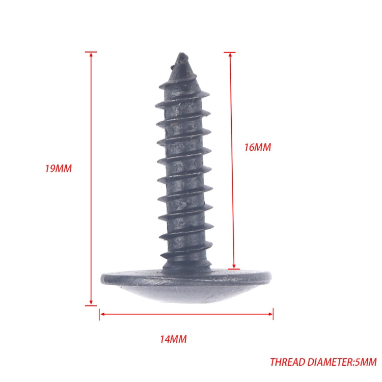 50 PCS M5x16 Mudguard Screws with Wrench N90775001 for Audi, A5474