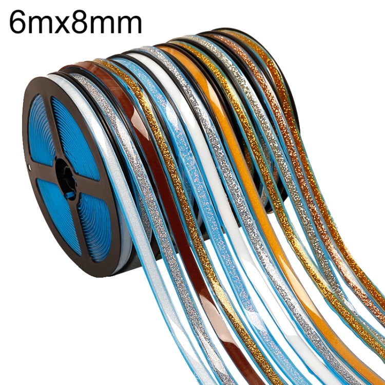 Kitchen Anti-mildew Waterproof Beauty Stitching Stickers Sink Seal Edge Line, Random Color Delivery, 6mx8mm, 6mx10mm, 6mx12mm, 6mx15mm, 6mx20mm