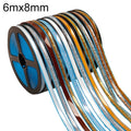 Kitchen Anti-mildew Waterproof Beauty Stitching Stickers Sink Seal Edge Line, Random Color Delivery, 6mx8mm, 6mx10mm, 6mx12mm, 6mx15mm, 6mx20mm