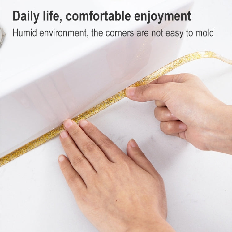 Kitchen Anti-mildew Waterproof Beauty Stitching Stickers Sink Seal Edge Line, Random Color Delivery, 6mx8mm, 6mx10mm, 6mx12mm, 6mx15mm, 6mx20mm