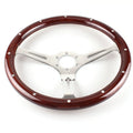 Car Modification 380mm Racing Sports Universal Perforated Steering Wheel, 380mm Steering Wheel