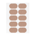 10 PCS 011 Flannel Free Stickers Multifunctional Sweat-absorbent Breathable Wear-resistant Heel Protector, Size: 3 x 2.1cm, 3 x 2.1cm