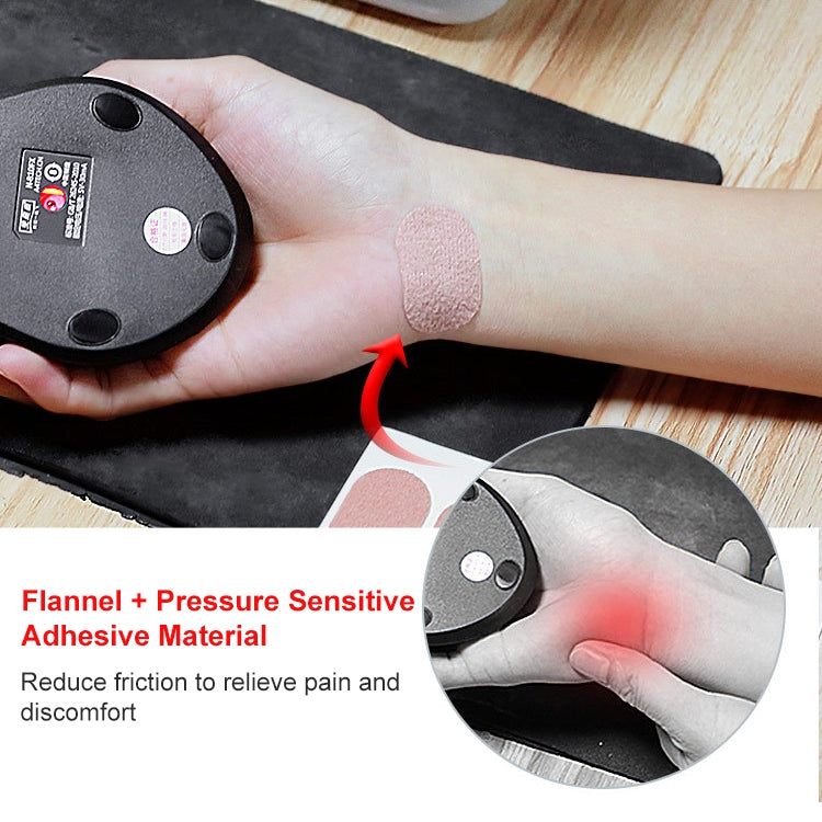 10 PCS 011 Flannel Free Stickers Multifunctional Sweat-absorbent Breathable Wear-resistant Heel Protector, Size: 3 x 2.1cm, 3 x 2.1cm