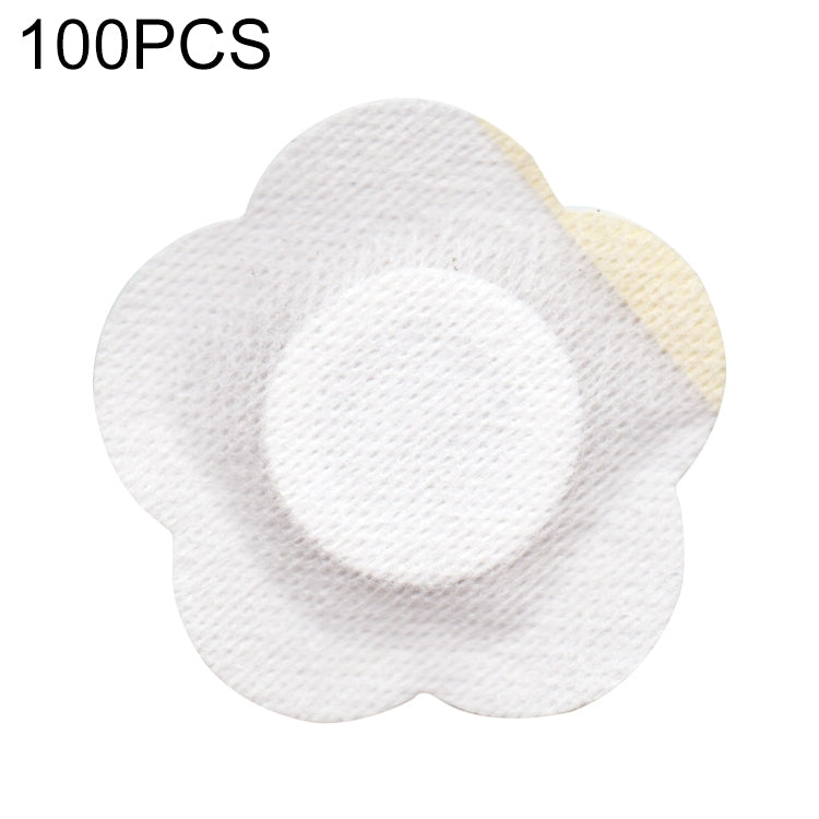 100 PCS 043 Plum Blossom-shaped Breathable Non-woven Fabric Adhesive Wound Dressing Pad, 6 x 6 x 2cm, 7 x 7 x 3cm