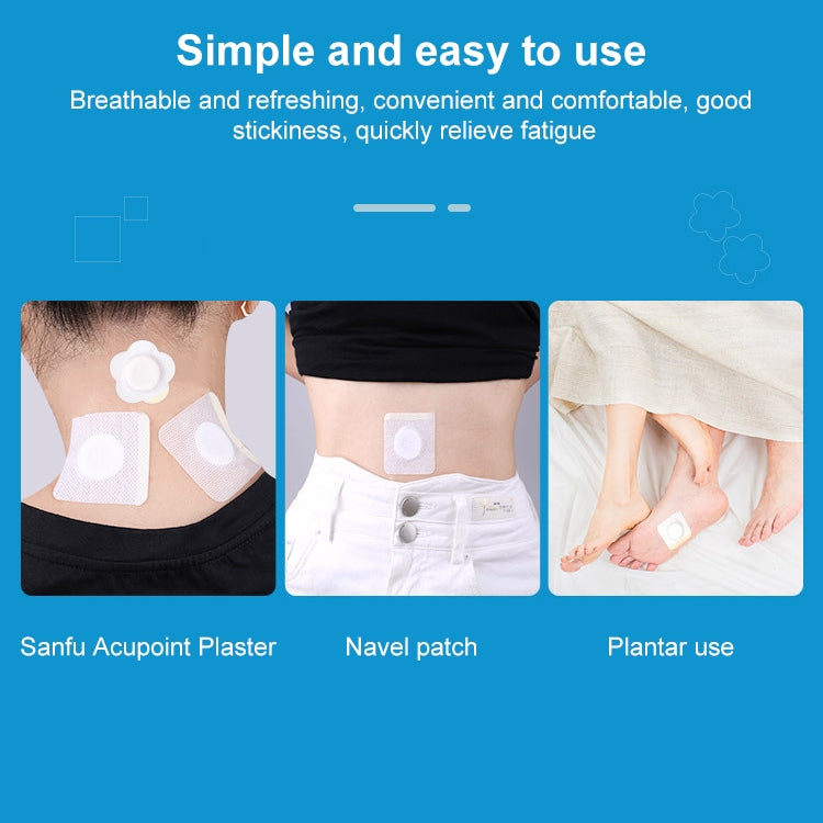 100 PCS 043 Plum Blossom-shaped Breathable Non-woven Fabric Adhesive Wound Dressing Pad, 6 x 6 x 2cm, 7 x 7 x 3cm