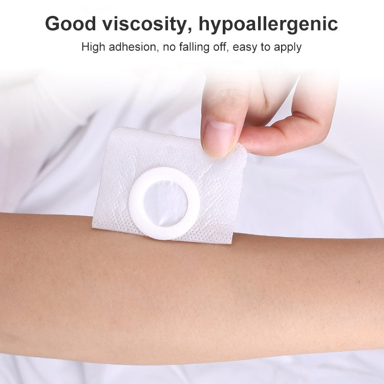 100 PCS 043 Plum Blossom-shaped Breathable Non-woven Fabric Adhesive Wound Dressing Pad, 6 x 6 x 2cm, 7 x 7 x 3cm