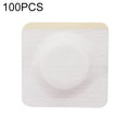 100 PCS 043 Square Breathable Non-woven Fabric Adhesive Wound Dressing Pad, 5 x 5 x 1.5cm, 6 x 6 x 2cm, 7 x 7 x 3cm, 8 x 8 x 4cm