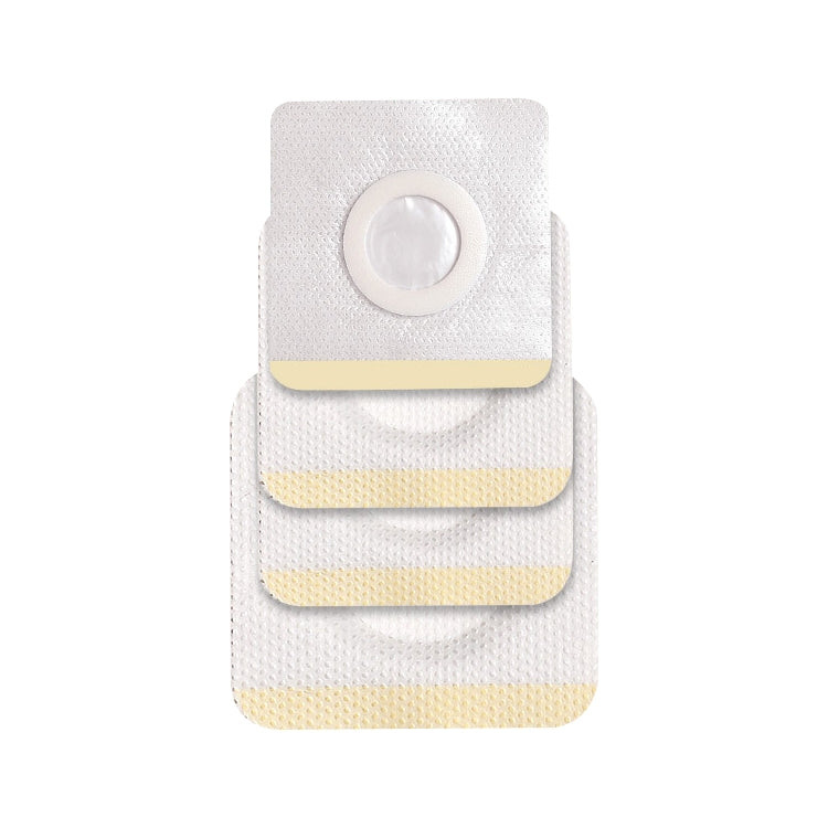 100 PCS 043 Square Breathable Non-woven Fabric Adhesive Wound Dressing Pad, 5 x 5 x 1.5cm, 6 x 6 x 2cm, 7 x 7 x 3cm, 8 x 8 x 4cm
