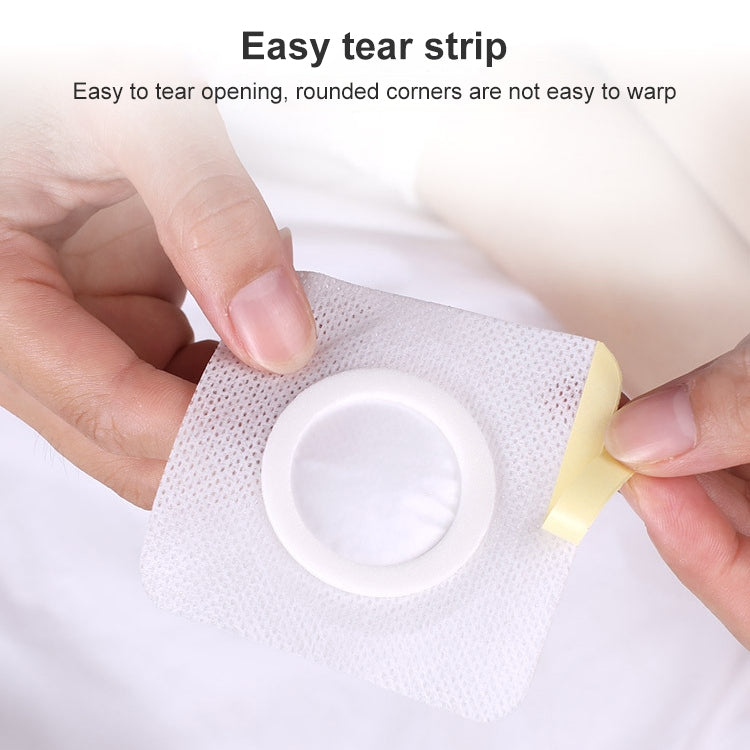 100 PCS 043 Square Breathable Non-woven Fabric Adhesive Wound Dressing Pad, 5 x 5 x 1.5cm, 6 x 6 x 2cm, 7 x 7 x 3cm, 8 x 8 x 4cm