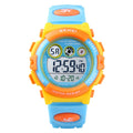 SKMEI 1451 LED Digital Stopwatch Chronograph Luminous Children Sports Electronic Watch, 1451(Yellow Shell Blue Circle), 1451(Black Shell Blue Circle), 1451(Transparent Pink Blue), 1451(Transparent Pink), 1451(Transparent Purple)                        ...