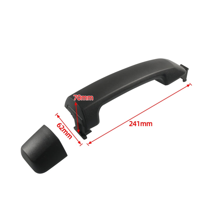 Car Frosted Outside Door Handle 69210-0C010 without Hole for Toyota Tundra 2007-2020, A6752-02