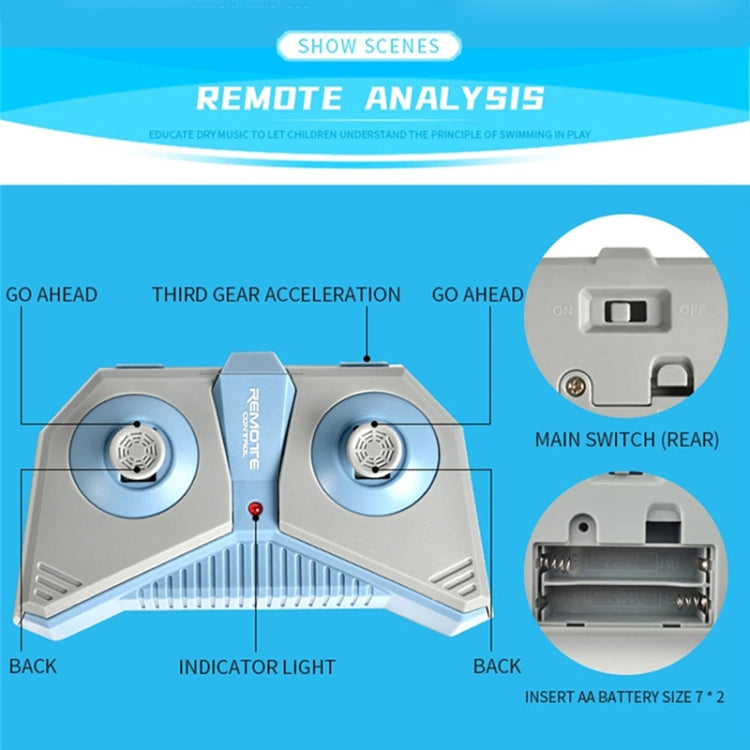 MoFun H151-1 2.4G 4-channel Remote Control Waterproof Simulation Shark, H151-1