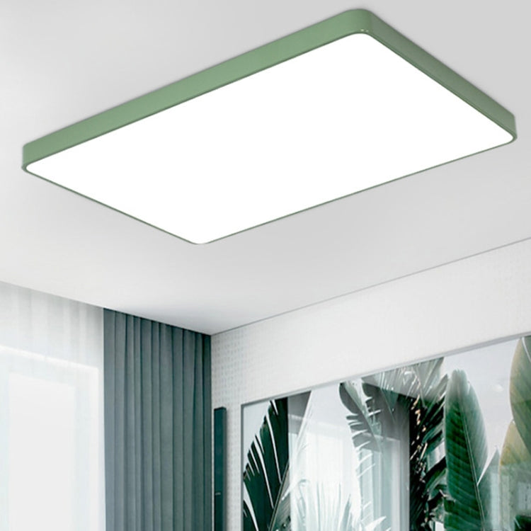 Macaron LED Rectangle Ceiling Lamp, White Light, 88x62cm, 110x70cm