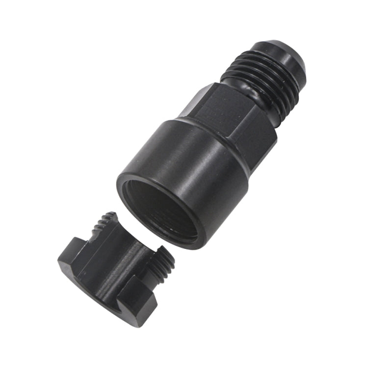 HF072-BK LS LS1 LS3 Fuel Rail Quick Connect Fitting Line Adapter 6AN 3/8 Tube, 3/8 Tube