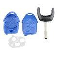 Straight Car Key Shell Round Embryo Metal Embryo Length 35mm for Ford Transit 3-button, A17, A153