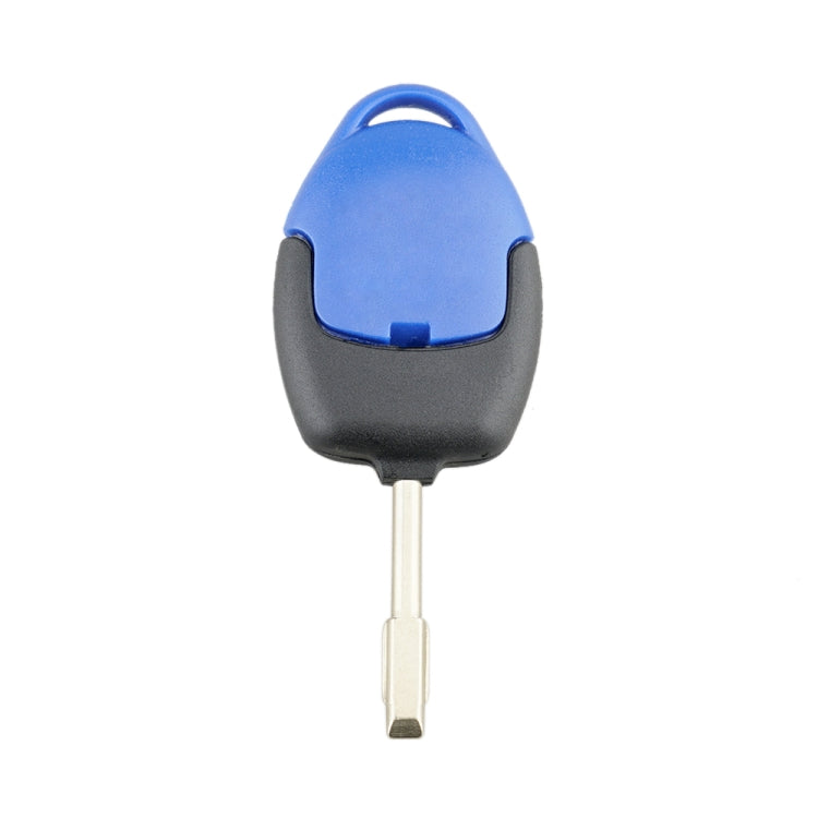 Straight Car Key Shell Round Embryo Metal Embryo Length 35mm for Ford Transit 3-button, A17, A153