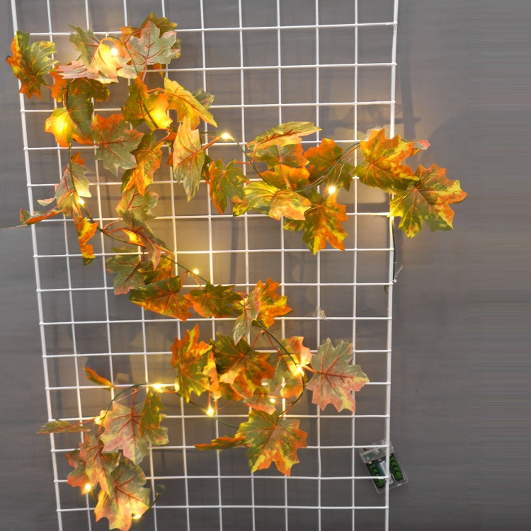 2m 10 Lights LED Decorative Light String, Maple Leaf, Maple Leaf + Acorn, Maple Leaf Pumpkin + Acorn