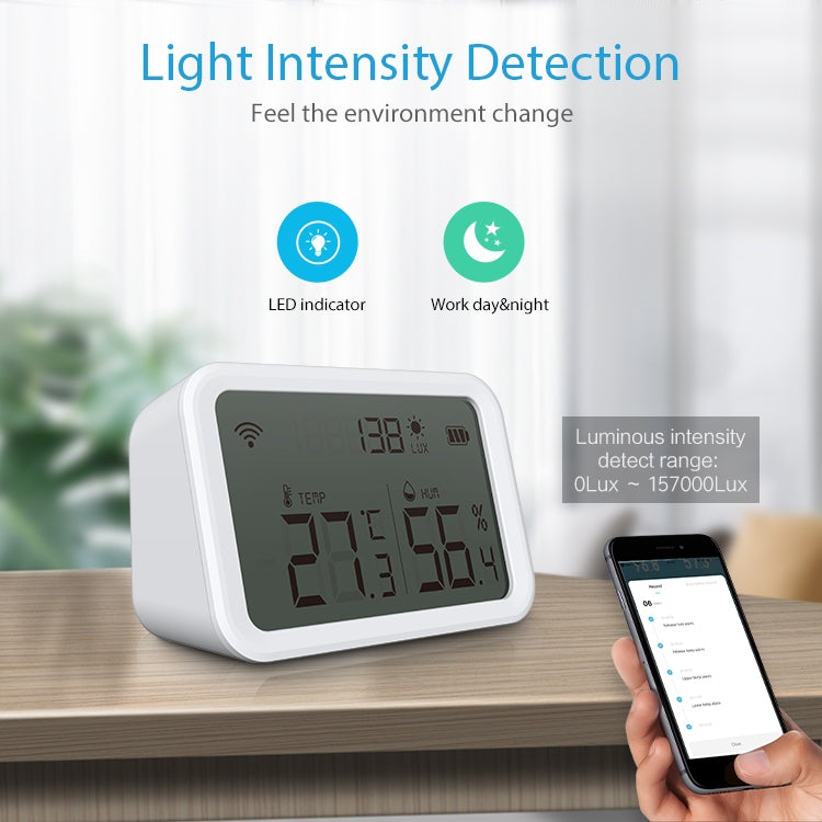 NEO NAS-TH02W WiFi 3 in1 Temperature and Humidity Sensor, TH02W