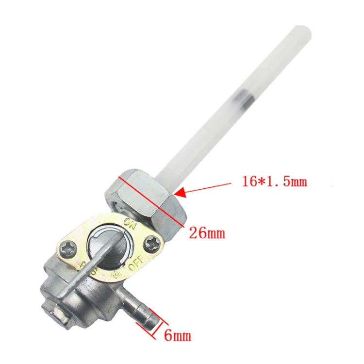 2 PCS Motorcycle Fuel Tap Valve Petcock Fuel Tank Gas Switch for Honda CB400/CB500/CB550/CB750, For Honda (White), For Honda (Red)