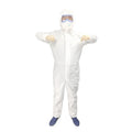 Waterproof Disposable SF Non-woven Breathable Film Siamese Isolation Suit Safely Clothes, 185cm / XXXL