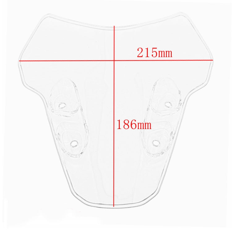 Motorcycle Airflow Deflector Windshield for Yamaha MT-07 2021, for Yamaha MT-07 2021-Black, for Yamaha MT-07 2021-Transparent
