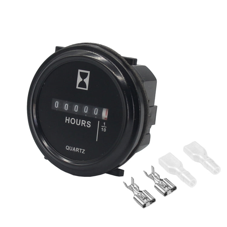 Mechanical Chronograph Marine Boat Engine Round ACDC Truck Chrono Hour Meter, Mechanical Chronograph