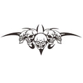 D-299 Skull Pattern Car Modified Hood Decorative Sticker, D-299