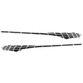 2 PCS/Set D-501 Plaid Pattern Car Modified Decorative Sticker, D-501