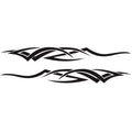 2 PCS/Set D-731 Totem Pattern Car Modified Decorative Sticker, D-731