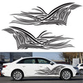 2 PCS/Set D-752 Lines Pattern Car Modified Decorative Sticker, D-752