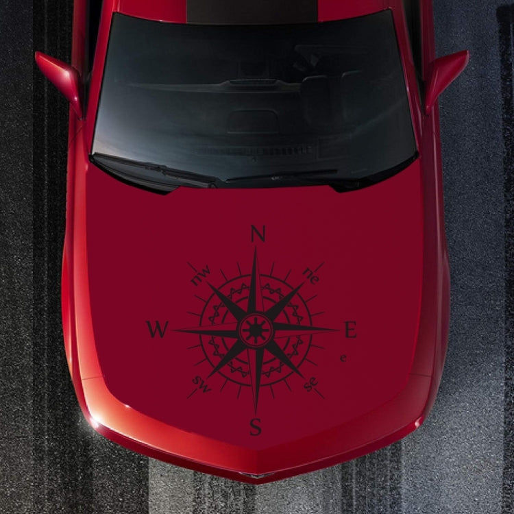 D-863 Compass Pattern Car Modified Decorative Sticker, D-863