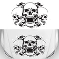 D-923 Three Skulls Pattern Car Modified Decorative Sticker, D-923