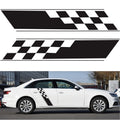 2 PCS/Set D-962 Checkered Flag Pattern Car Modified Decorative Sticker, D-962