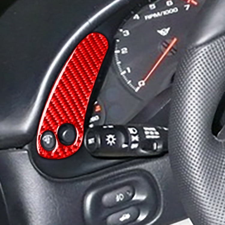 2 in 1 Car Carbon Fiber Sides Speedometer Sticker for Chevrolet Corvette C5 1998-2004, Speedometer Sticker B