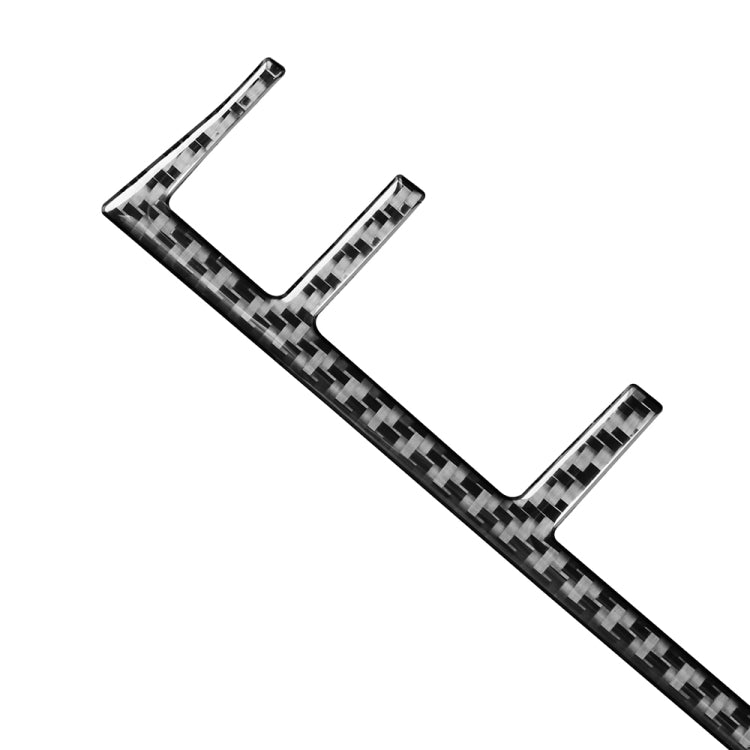 Car Carbon Fiber Central Control Button Frame Decorative Sticker for Porsche Panamera 2010-2016, Left and Right Drive, Central Control Button Frame