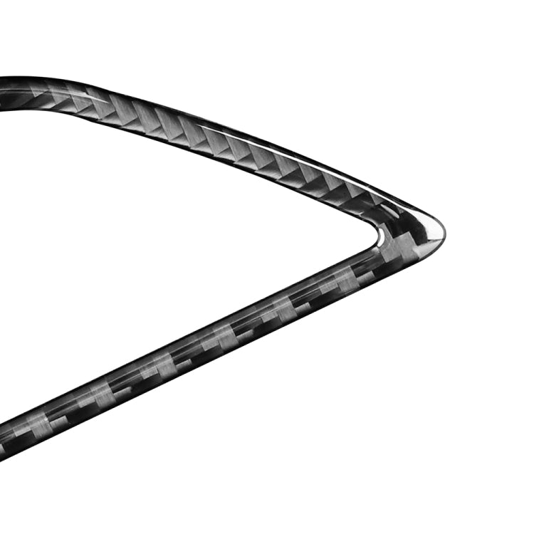 Car Carbon Fiber Dashboard Air Outlet Decorative Sticker for Porsche Panamera 2010-2016, Left and Right Drive, Dashboard Air Outlet