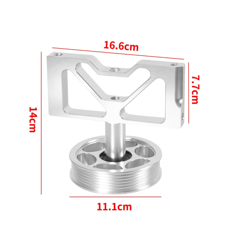 Car Modification Air Pump Idle Bracket with Pulley for Ford Mustang 5.0 1979-1995, Air Pump Idle Bracket