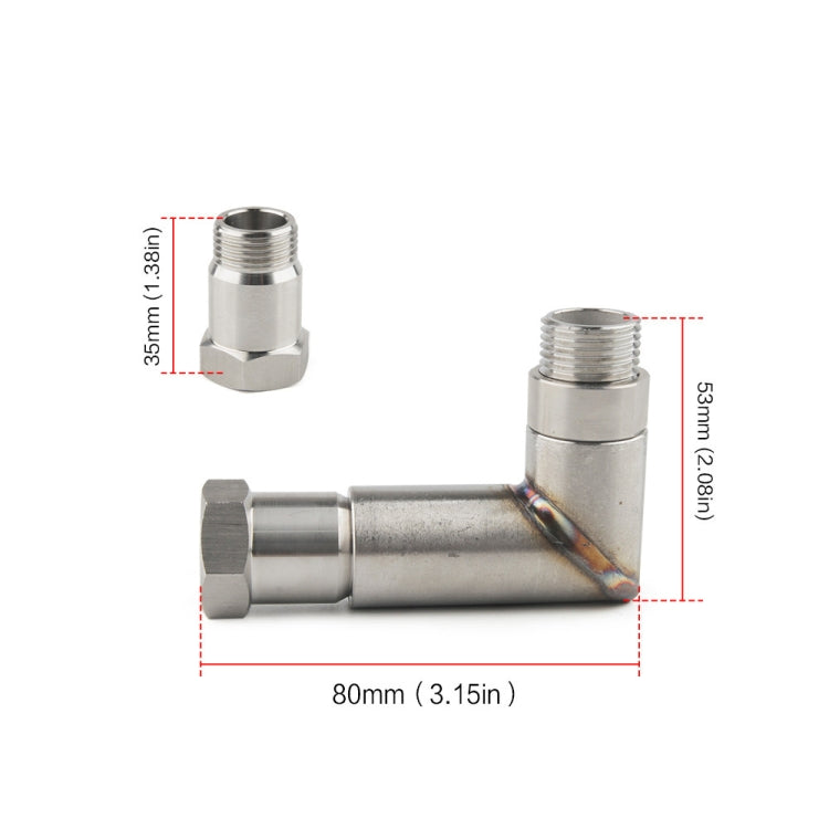 Car Sensor 90 Degree Extension Connector M18x1.5, Sensor 90 Degree Extension Connector