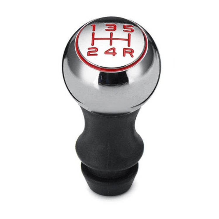 MR-9017 Car Modified Gear Stick Shift Knob Head for Peugeot, 5 Speed Red, 5 Speed Black, 5 Speed Black Red
