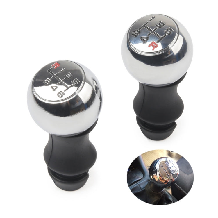 MR-9017 Car Modified Gear Stick Shift Knob Head for Peugeot, 5 Speed Red, 5 Speed Black, 5 Speed Black Red
