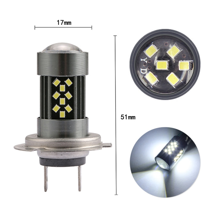 12V 7W Strobe Car LED Fog Light, 1 Pair H7, 1 Pair H11