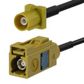 20cm Fakra K Male to Fakra K Female Extension Cable, Fakra K Male to Fakra K Female