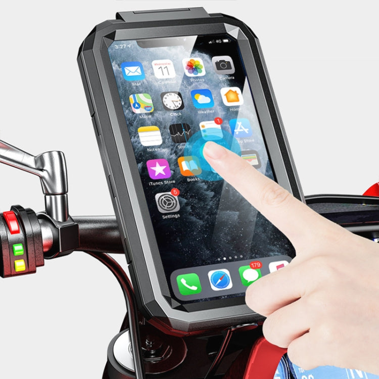 M18S-QD Motorcycle / Bicycle Waterproof Quick Release Mobile Phone Holder, M18S-QD