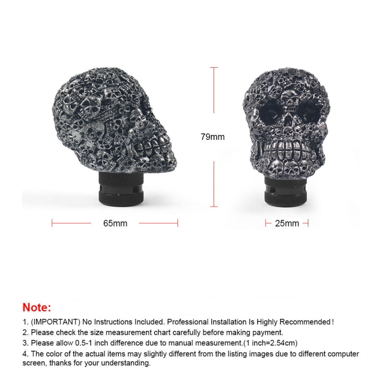 Car Skull Manual Shift Lever Gear Head