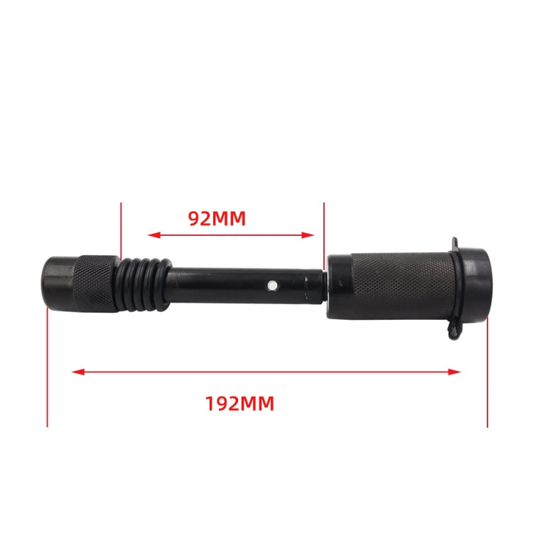 5/8 inch Tow Hitch Ball Bar Trailer Coupler Lock Pin Heavy Duty with 2 inch Muffler Pad, with 2 inch Muffler Pad