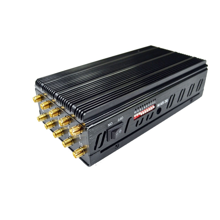JAX-121A-10D 2G/3G/4G/WIFI/GPS/LOJACK/UHF/VHF 10 Antennas Mobile Signal Jammer, JAX-121A-10D