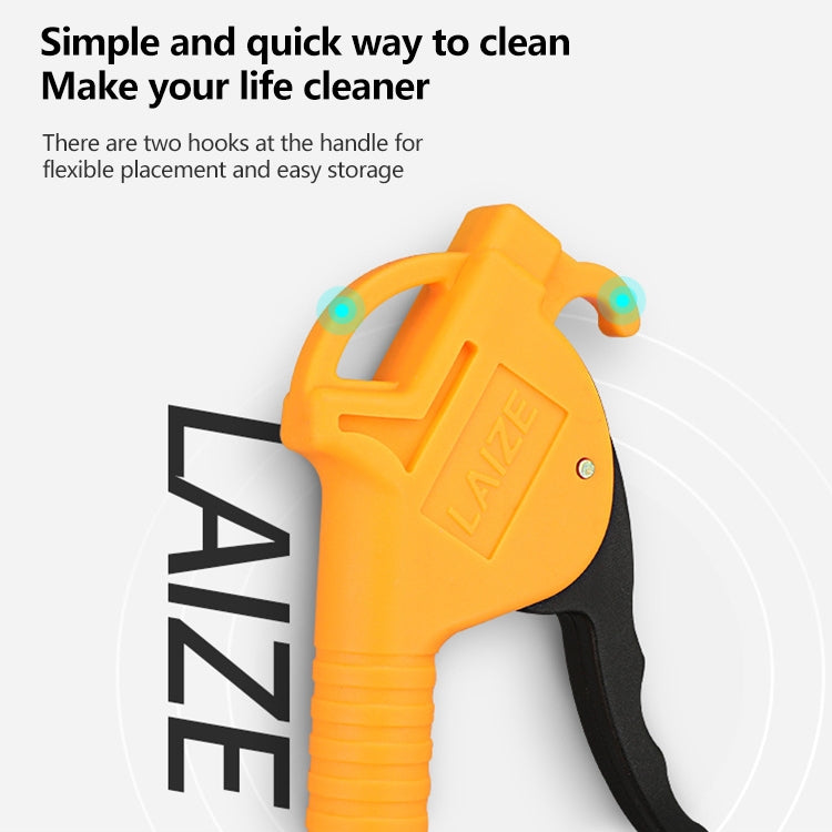 LAIZE Plastic AR-TS Blowing Handheld Compressor Air Blowing Dust Cleaning Gun, Long Nozzle, Short Nozzle