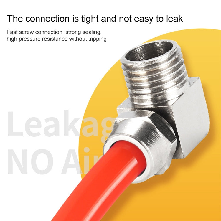 LAIZE Nickel Plated Copper Trachea Quick Fitting Lock Female Connector, PL6-03, PL6-04, PL8-03, PL8-04, PL10-01, PL10-02, PL10-03, PL10-04, PL12-01, PL12-02, PL12-03, PL12-04