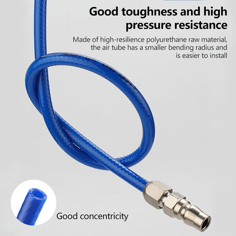 LAIZE High Pressure Flexible Polyurethane Pneumatic Tubing with Connector, 8x5mm, 10m, 8x5mm, 15m, 8x5mm, 20m, 8x5mm, 30m, 10x6.5mm, 10m, 10x6.5mm, 15m, 10x6.5mm, 20m, 10x6.5mm, 30m, 12x8mm, 10m, 12x8mm, 15m, 12x8mm, 20m, 12x8mm, 30m