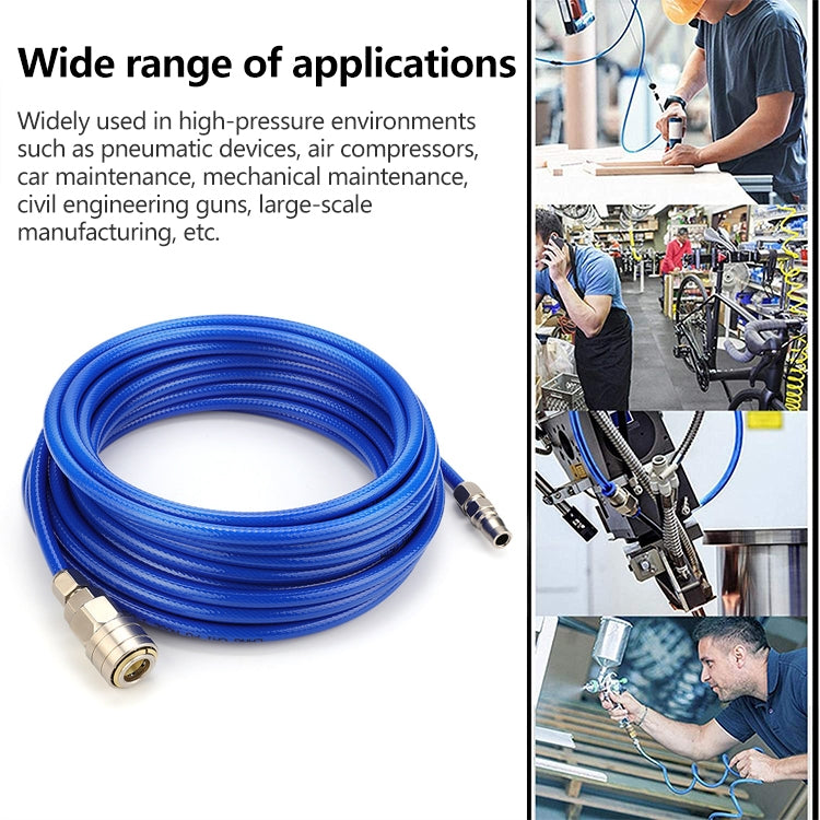 LAIZE High Pressure Flexible Polyurethane Pneumatic Tubing with Connector, 8x5mm, 10m, 8x5mm, 15m, 8x5mm, 20m, 8x5mm, 30m, 10x6.5mm, 10m, 10x6.5mm, 15m, 10x6.5mm, 20m, 10x6.5mm, 30m, 12x8mm, 10m, 12x8mm, 15m, 12x8mm, 20m, 12x8mm, 30m